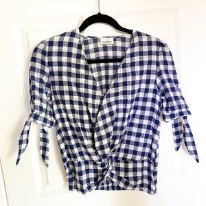 Heartloom Checked Gingham Top NWOT Size Small